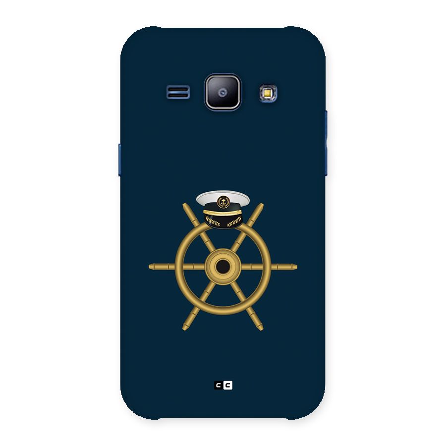 Ship Wheel And Cap Back Case for Galaxy J1