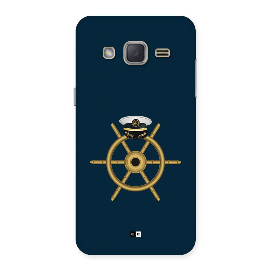Ship Wheel And Cap Back Case for Galaxy J2