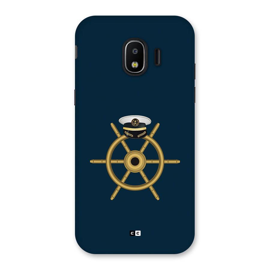 Ship Wheel And Cap Back Case for Galaxy J2 Pro 2018