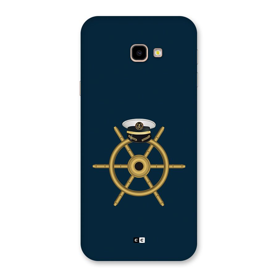 Ship Wheel And Cap Back Case for Galaxy J4 Plus