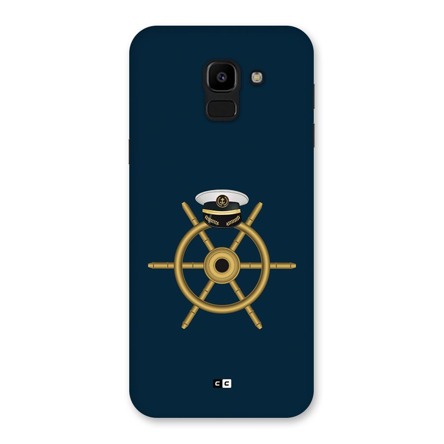 Ship Wheel And Cap Back Case for Galaxy J6