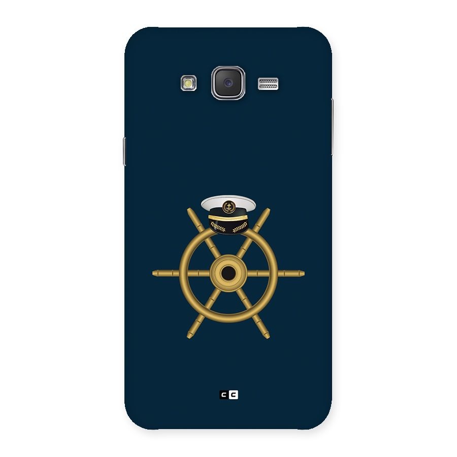 Ship Wheel And Cap Back Case for Galaxy J7