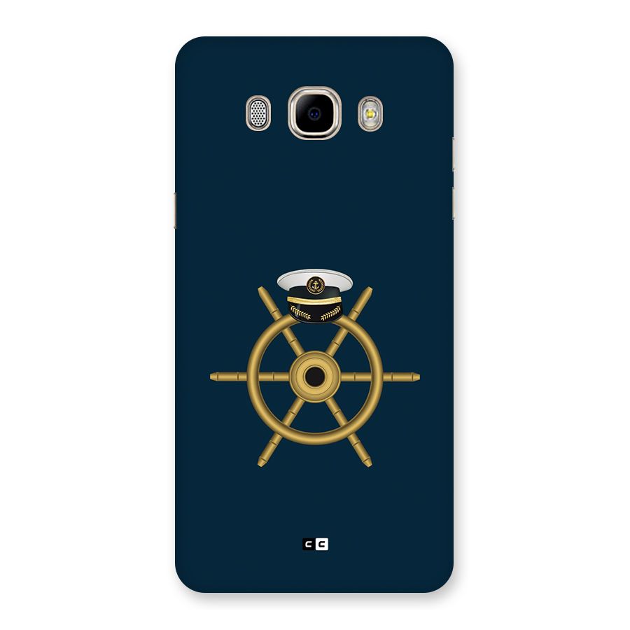 Ship Wheel And Cap Back Case for Galaxy J7 2016
