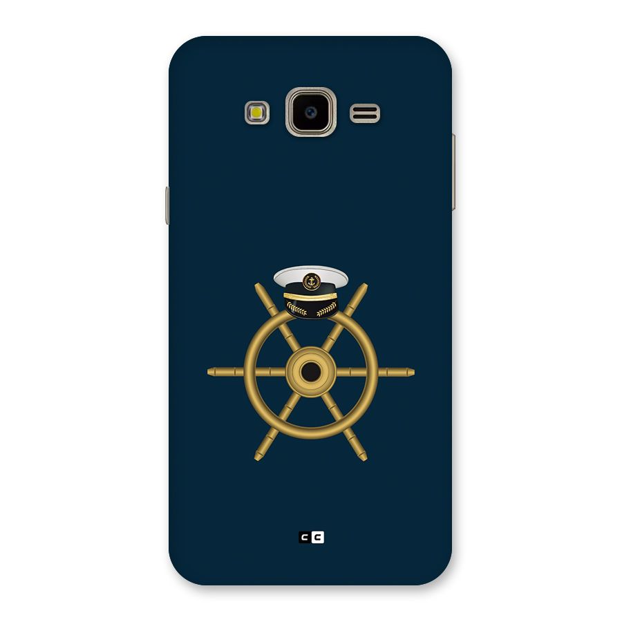 Ship Wheel And Cap Back Case for Galaxy J7 Nxt