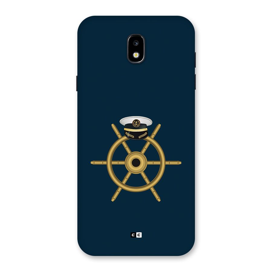 Ship Wheel And Cap Back Case for Galaxy J7 Pro