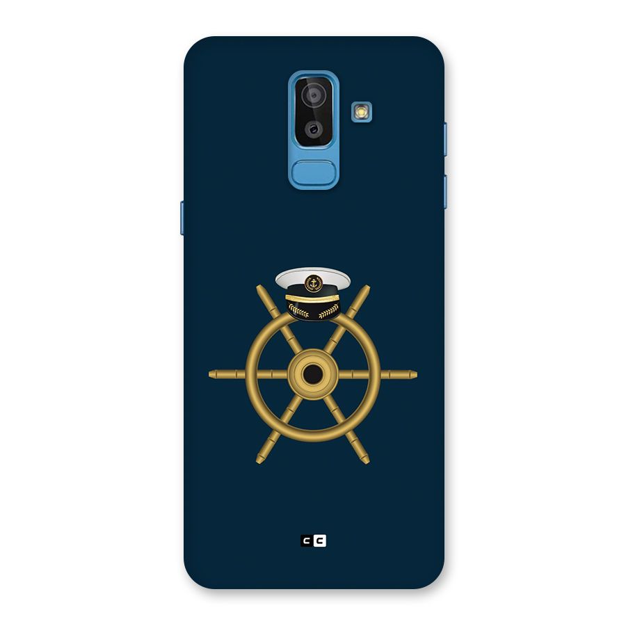 Ship Wheel And Cap Back Case for Galaxy J8
