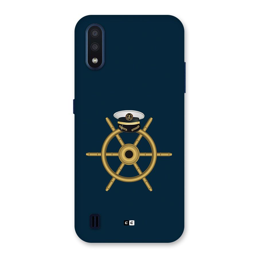 Ship Wheel And Cap Back Case for Galaxy M01