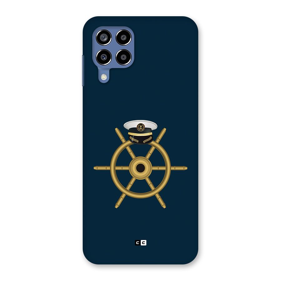 Ship Wheel And Cap Back Case for Galaxy M53 5G