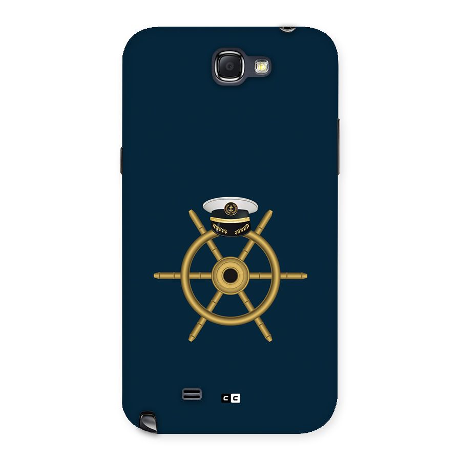 Ship Wheel And Cap Back Case for Galaxy Note 2