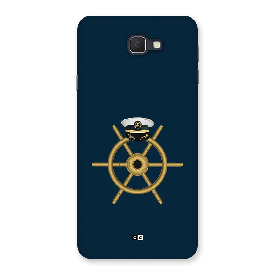 Ship Wheel And Cap Back Case for Galaxy On7 2016