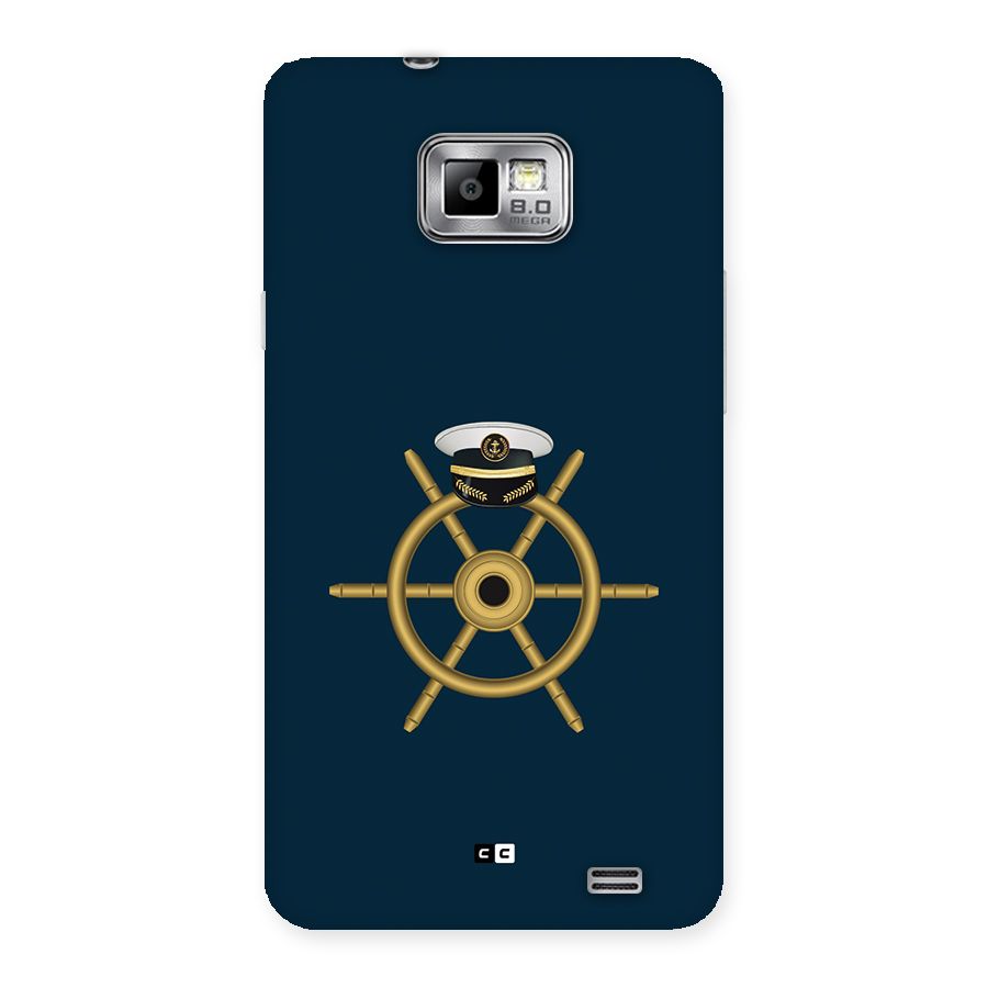 Ship Wheel And Cap Back Case for Galaxy S2