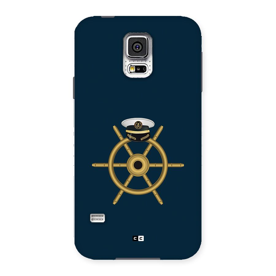 Ship Wheel And Cap Back Case for Galaxy S5