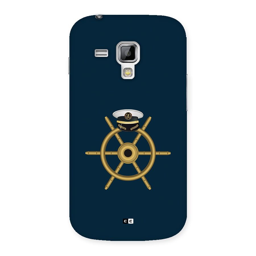 Ship Wheel And Cap Back Case for Galaxy S Duos