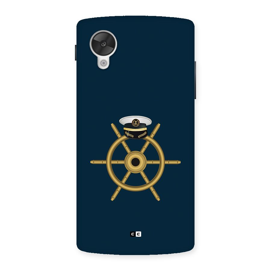 Ship Wheel And Cap Back Case for Google Nexus 5