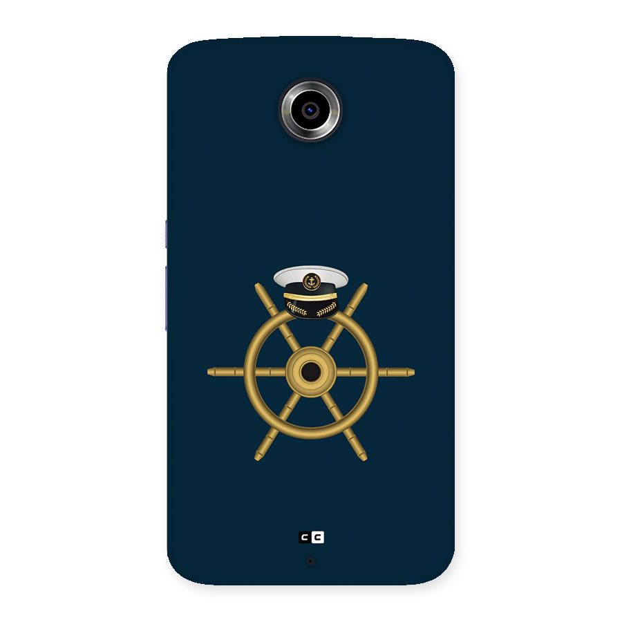 Ship Wheel And Cap Back Case for Google Nexus 6