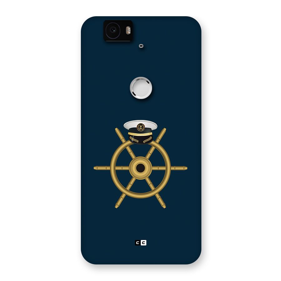 Ship Wheel And Cap Back Case for Google Nexus 6P