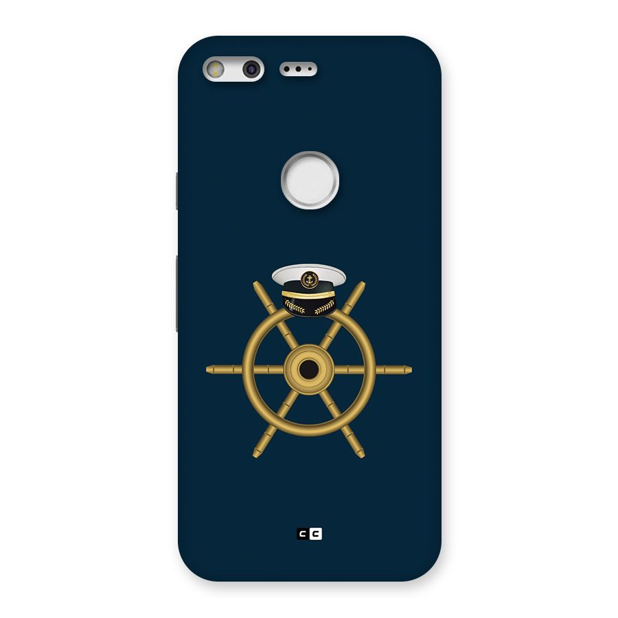 Ship Wheel And Cap Back Case for Google Pixel