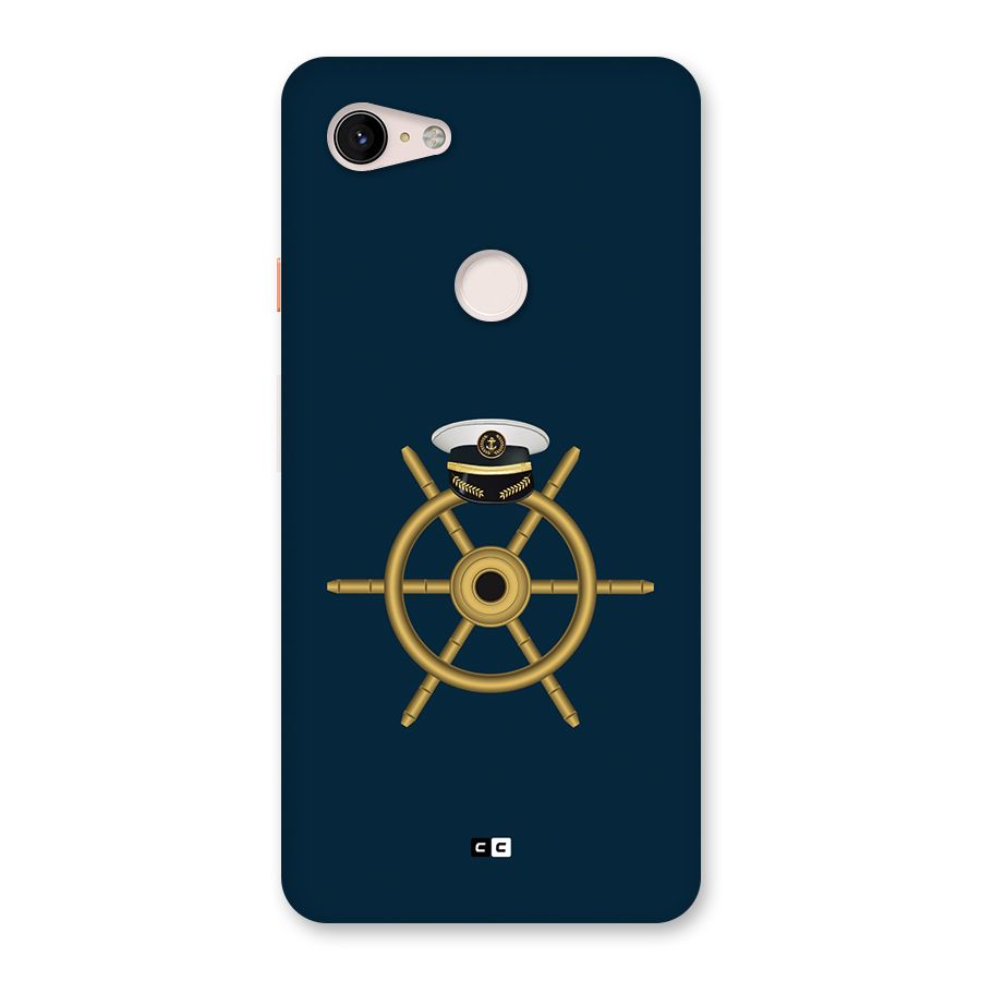 Ship Wheel And Cap Back Case for Google Pixel 3 XL