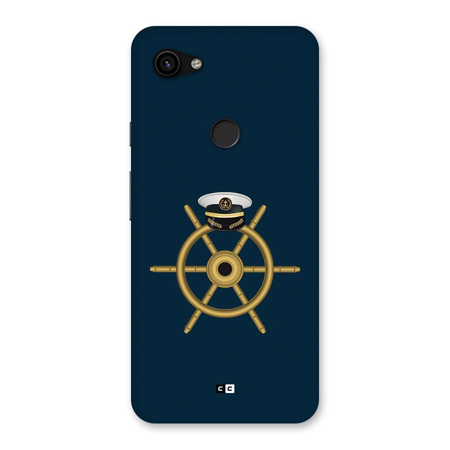 Ship Wheel And Cap Back Case for Google Pixel 3a XL