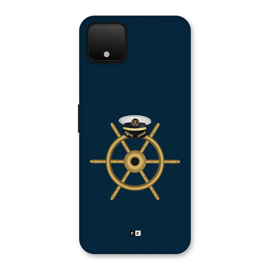 Ship Wheel And Cap Back Case for Google Pixel 4 XL
