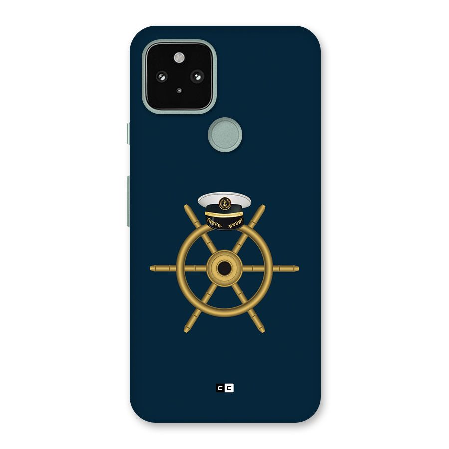 Ship Wheel And Cap Back Case for Google Pixel 5
