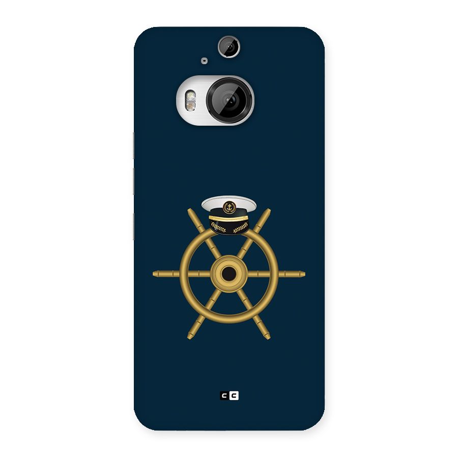 Ship Wheel And Cap Back Case for HTC One M9 Plus