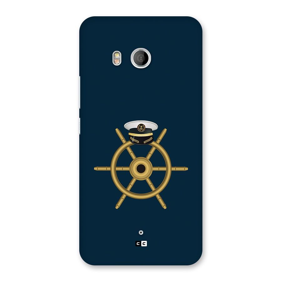 Ship Wheel And Cap Back Case for HTC U11