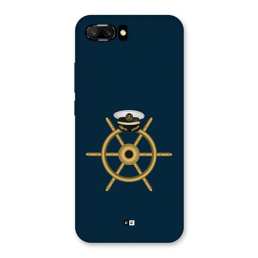 Ship Wheel And Cap Back Case for Honor 10