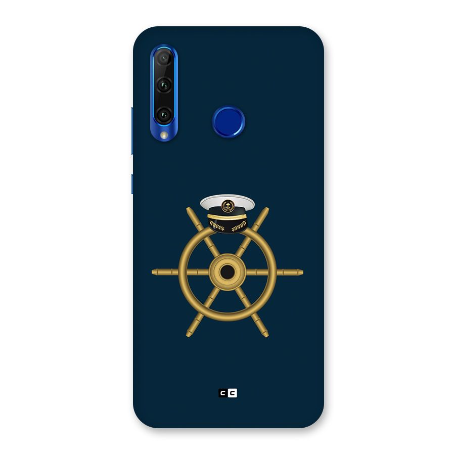 Ship Wheel And Cap Back Case for Honor 20i