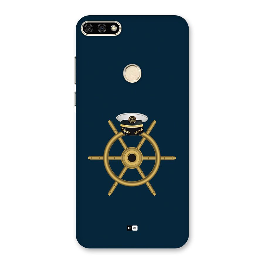 Ship Wheel And Cap Back Case for Honor 7A