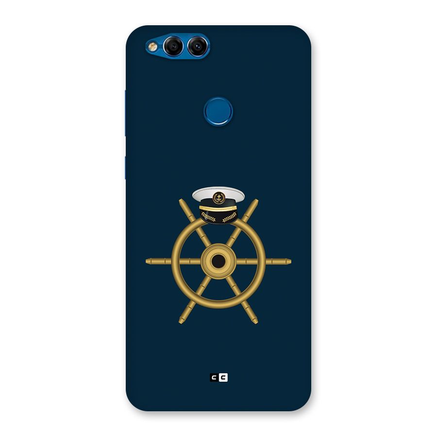 Ship Wheel And Cap Back Case for Honor 7X