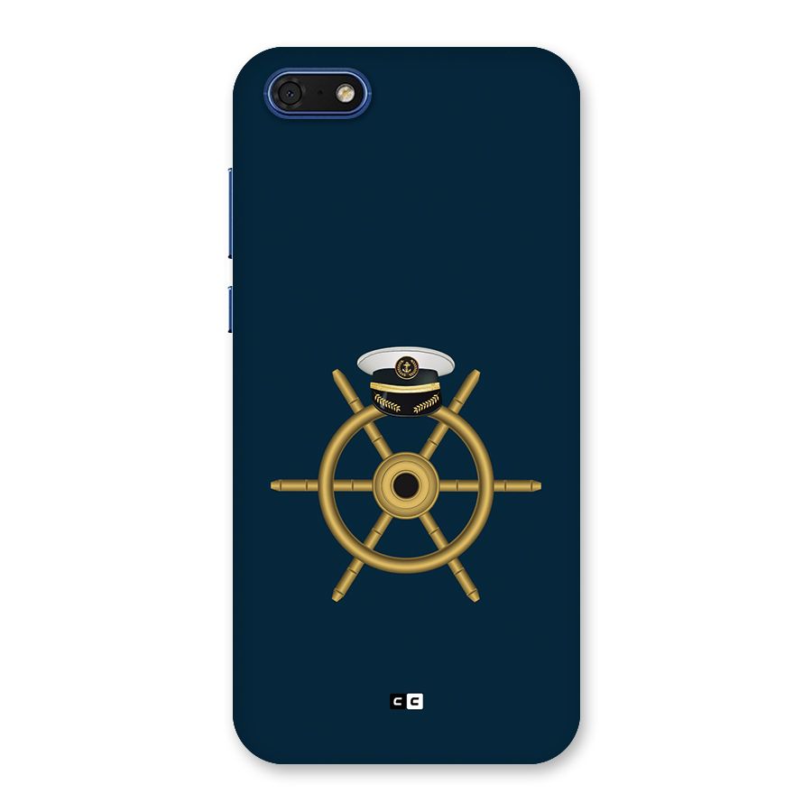 Ship Wheel And Cap Back Case for Honor 7s
