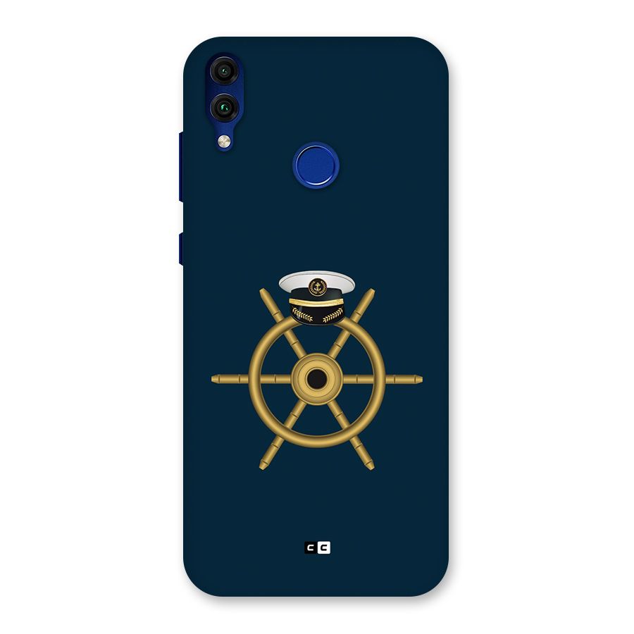 Ship Wheel And Cap Back Case for Honor 8C