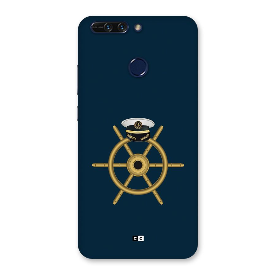 Ship Wheel And Cap Back Case for Honor 8 Pro