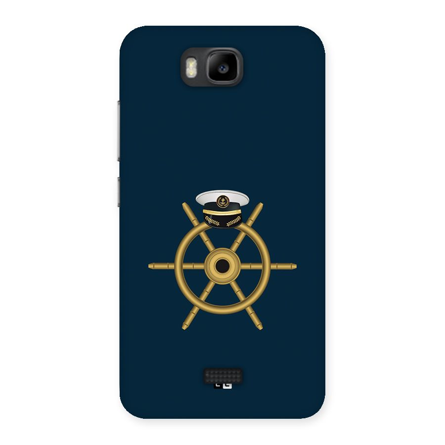 Ship Wheel And Cap Back Case for Honor Bee