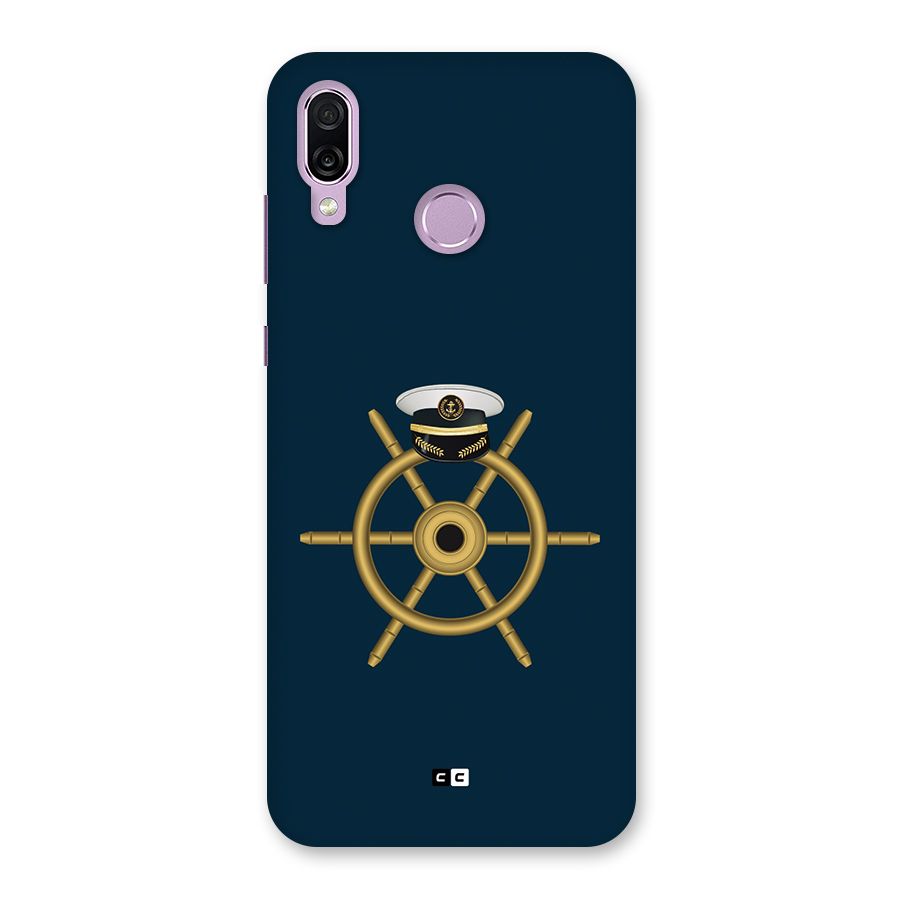 Ship Wheel And Cap Back Case for Honor Play