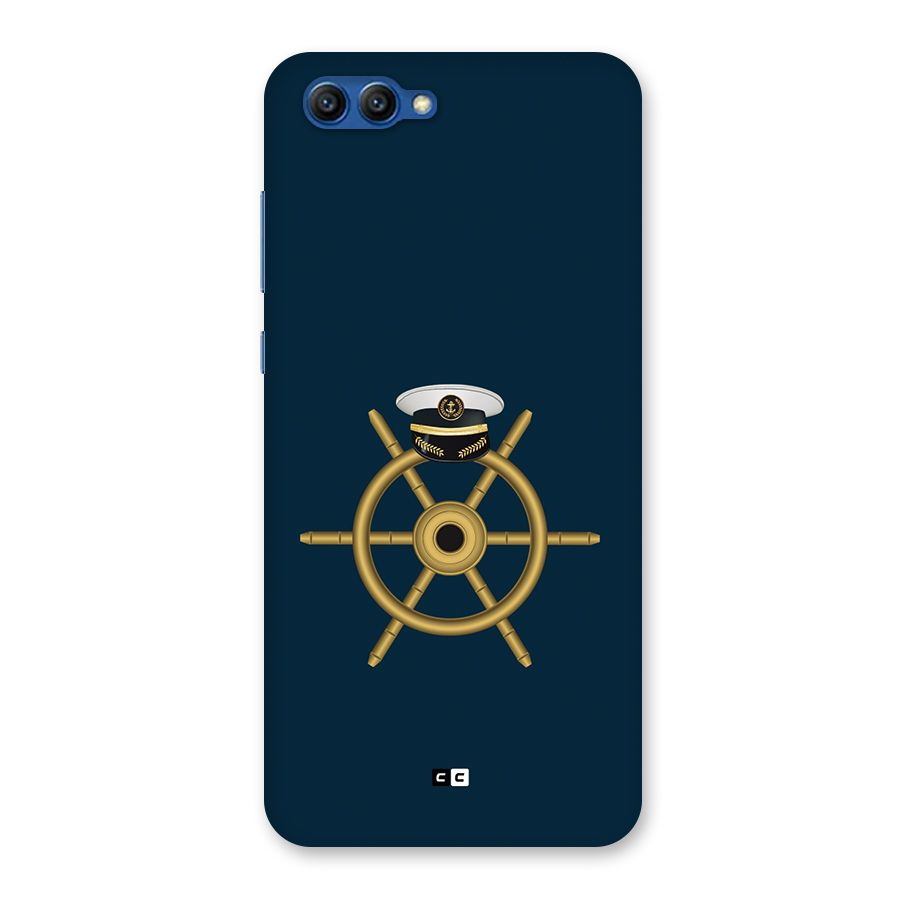 Ship Wheel And Cap Back Case for Honor View 10