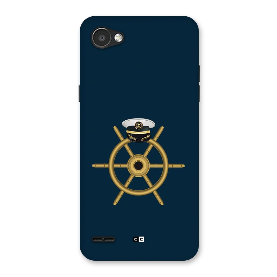 Ship Wheel And Cap Back Case for LG Q6