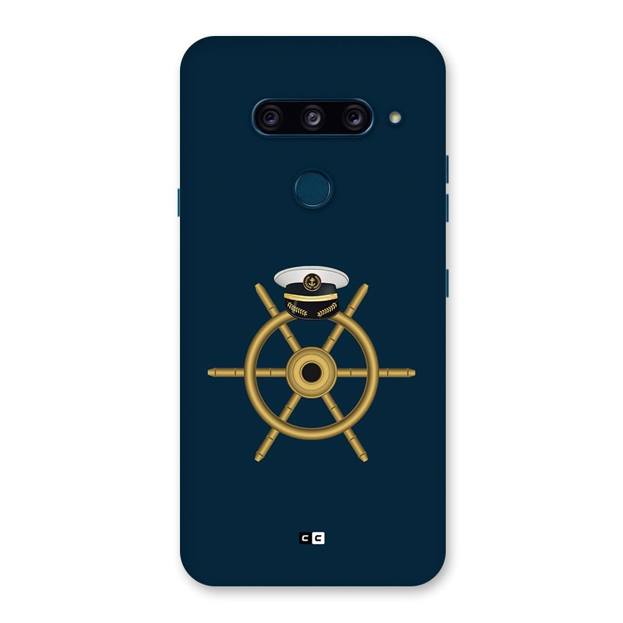 Ship Wheel And Cap Back Case for LG  V40 ThinQ