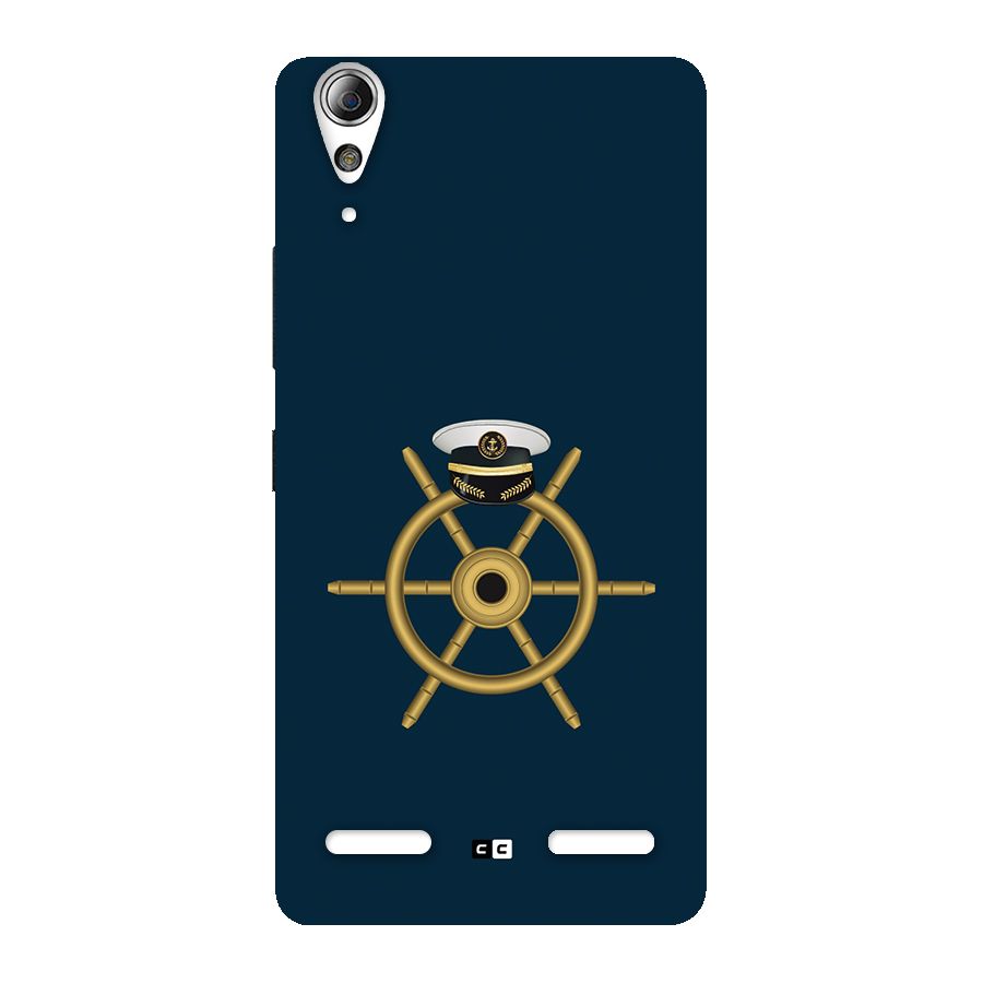Ship Wheel And Cap Back Case for Lenovo A6000 Plus