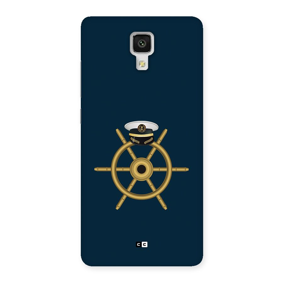 Ship Wheel And Cap Back Case for Mi4