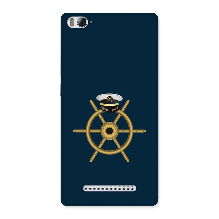 Ship Wheel And Cap Back Case for Mi4i