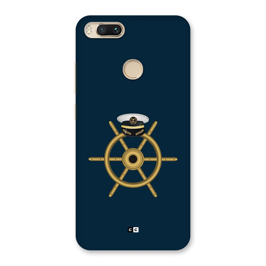 Ship Wheel And Cap Back Case for Mi A1