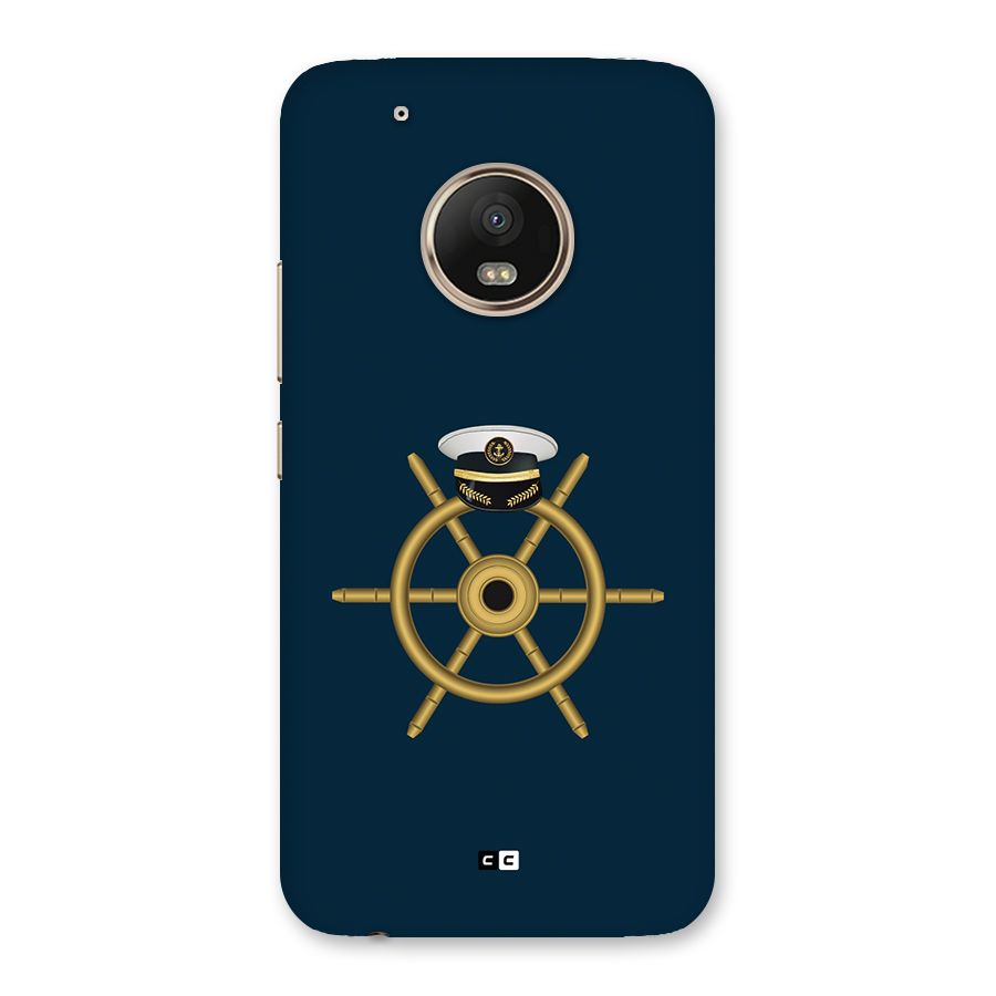 Ship Wheel And Cap Back Case for Moto G5 Plus