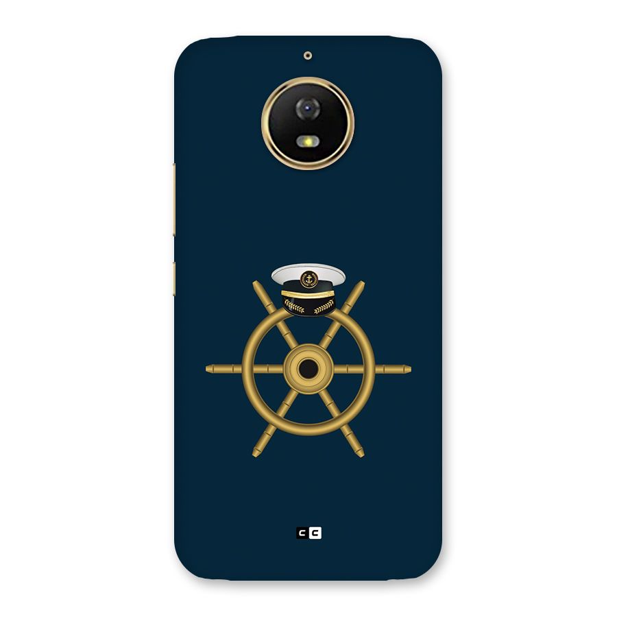 Ship Wheel And Cap Back Case for Moto G5s