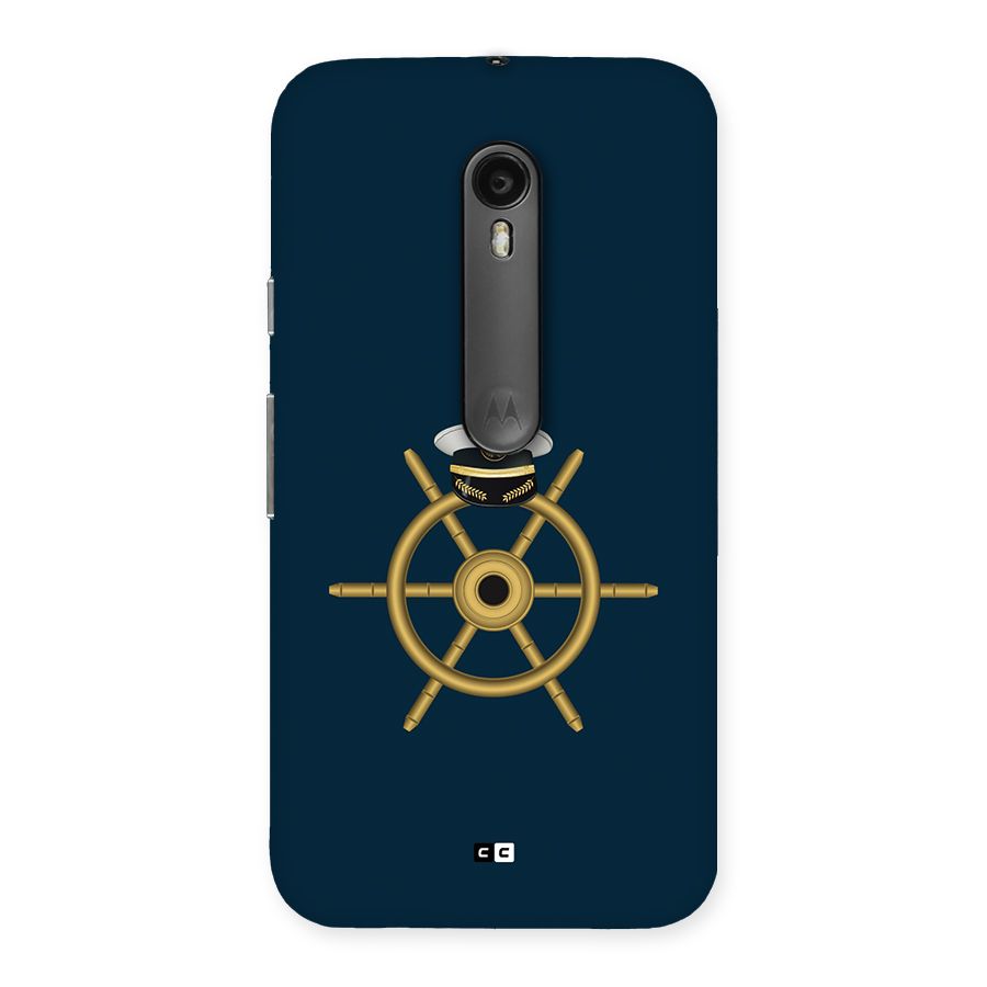 Ship Wheel And Cap Back Case for Moto G Turbo