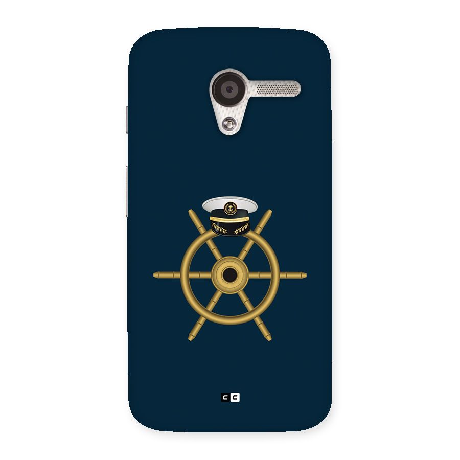 Ship Wheel And Cap Back Case for Moto X