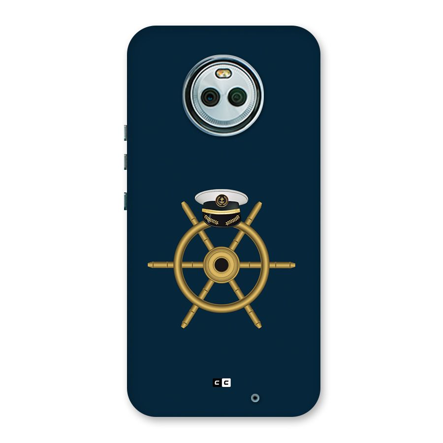 Ship Wheel And Cap Back Case for Moto X4