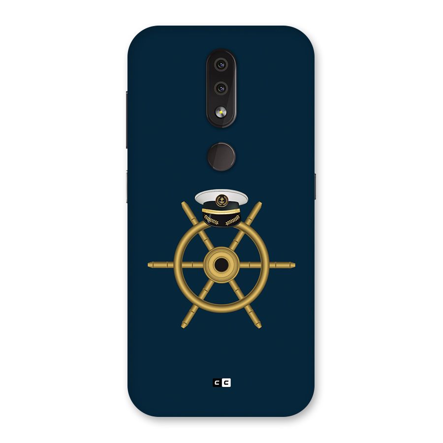 Ship Wheel And Cap Back Case for Nokia 4.2