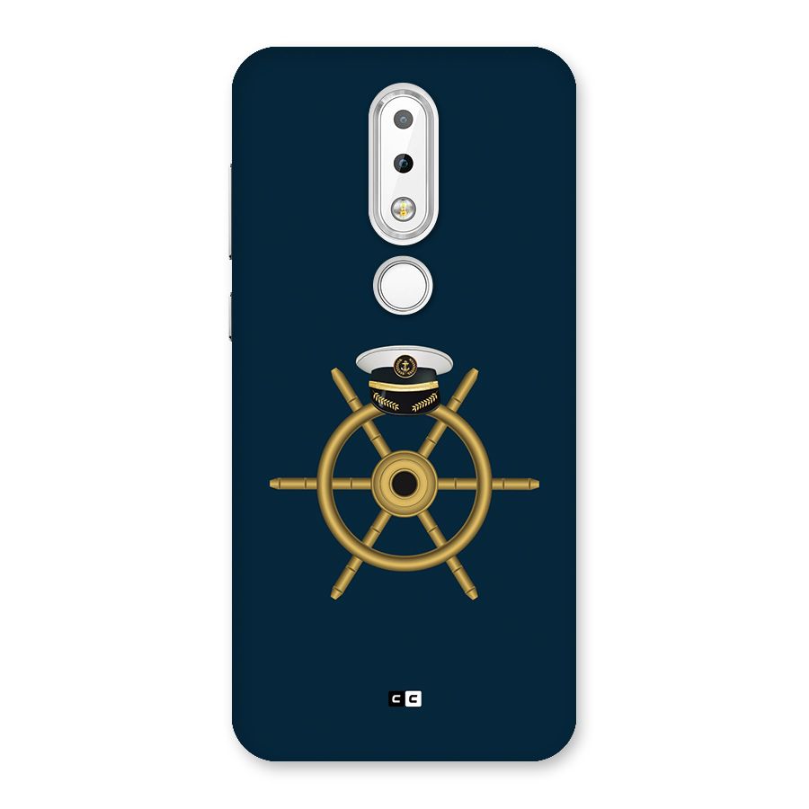Ship Wheel And Cap Back Case for Nokia 6.1 Plus